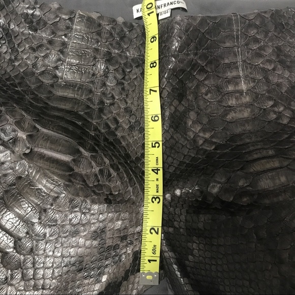 Kaufmanfranco Python-Front Cropped Pants - Picture 13 of 16